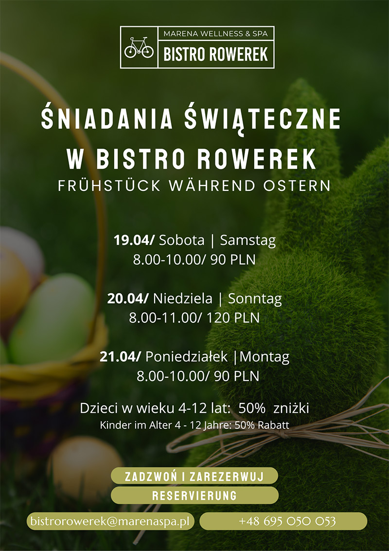 Śniadanie Wielkanocne - Bistro Rowerek