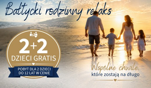 Baltische Familienentspannung – 2 plus 2 Kinder gratis - grafika